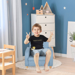 Tommy Toys Blue Kids Armchair with Padded Seat - Wilko - thumbnail 5