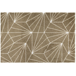 JVL Mega Brown Geo Latex Backed Door Mat and Runner Set - Size: 150 x 57 x 4cm - Wilko - thumbnail 5