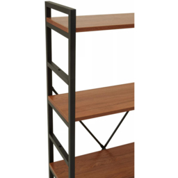 Premier Housewares Laxton 5 Shelf Red Pomelo Bookshelf - Multi - Interiors by Premier - Wilko - thumbnail 5