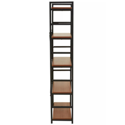 Premier Housewares Laxton 5 Shelf Red Pomelo Bookshelf - Multi - Interiors by Premier - Wilko - thumbnail 4
