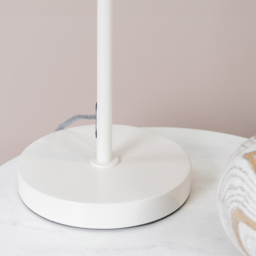ValueLights Morris White Retro Dome LED Table Lamp - Size: 55 x 18 x 30cm - Wilko - thumbnail 6