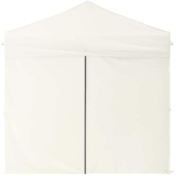 vidaXL 2 x 2m Cream Foldable Party Tent with Sidewalls - Wilko - thumbnail 5
