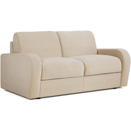 Jay-Be Deco 2 Seater Brushed Twill Linen Sofa Bed with e-Sprung Mattress - Cream - Wilko - thumbnail 3