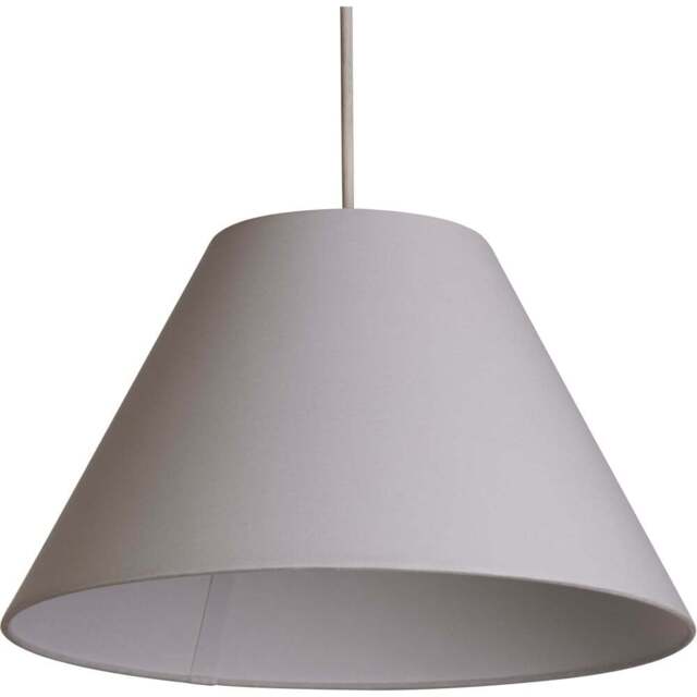 Lighting Collection White Tapered Shade - Size: 22.5 x 38 x 38cm - Wilko - image 1