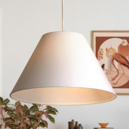 Lighting Collection White Tapered Shade - Size: 22.5 x 38 x 38cm - Wilko - thumbnail 3