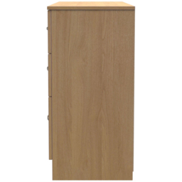 Crowndale Dorset 6 Drawer Modern Oak Wide Chest of Drawers Ready Assembled - Wood - Wilko - thumbnail 5