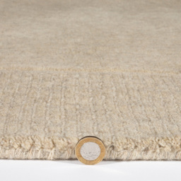 Esselle Home Esme Wool Stone Rug 200 x 290cm - Cream - Wilko - thumbnail 5