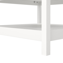 Florence Madrid White Coffee Table - Size: 81 x 81 x 45cm - Wilko - thumbnail 5