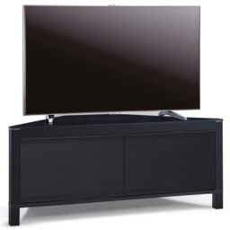 MDA Designs Volans 2 Door Black and Walnut TV Cabinet - Size: 45 x 110 x 45cm - Multi - Wilko - thumbnail 4