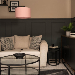 ValueLights Reni Blush Fabric Medium Drum Shade - Size: 35 x 20 x 35cm - Pink - Wilko - thumbnail 6