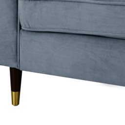 Home Detail Thomas 2 Seater Grey Velvet Sofa - Wilko - thumbnail 7
