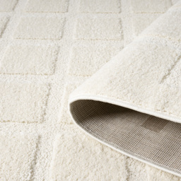 Desire Rugs Aya Cream Embossed Cube Rug 60 x 220cm - Wilko - thumbnail 5