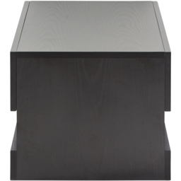 GFW Galicia Black LED Lift Up Coffee Table - Size: 38 x 75 x 30cm - Wilko - thumbnail 7