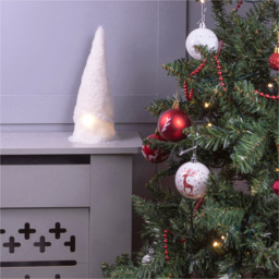 St Helens LED Nose Sitting Sammi Gonk Decoration - Size: 280 x 120 x 120cm - White - Wilko - thumbnail 3