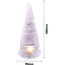 St Helens LED Nose Sitting Sammi Gonk Decoration - Size: 280 x 120 x 120cm - White - Wilko - thumbnail 5