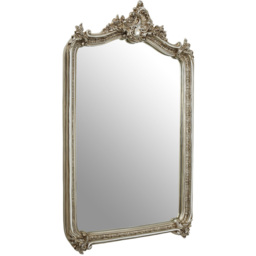 Premier Housewares Ornate Champagne Wall Mirror 150 x 89cm - Gold - Wilko - thumbnail 3