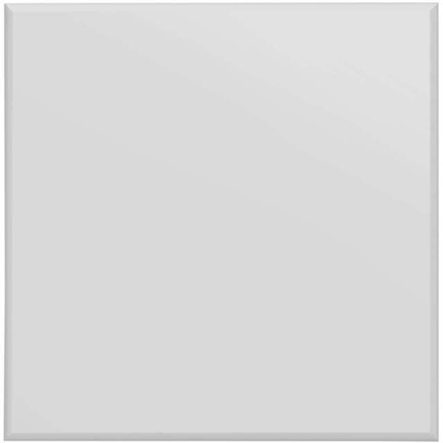 MirrorOutlet The Moderni Bevelled Wall Mirror 100 x 100cm - Clear - Wilko - image 1