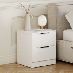 Vida Designs Trega White 3 Piece Bedroom Furniture Set - Size: 170 x 76 x 53cm - Wilko - thumbnail 3