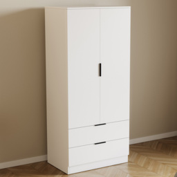 Vida Designs Trega White 3 Piece Bedroom Furniture Set - Size: 170 x 76 x 53cm - Wilko - thumbnail 5