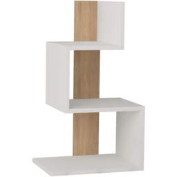 Decortie Rosie White and Oak Side End Table - Multi - Wilko - thumbnail 3