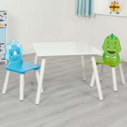 Liberty House Toys Kids Dinosaur Table and Chairs Set - Size: 44 x 60 x 60cm - Wilko - thumbnail 1