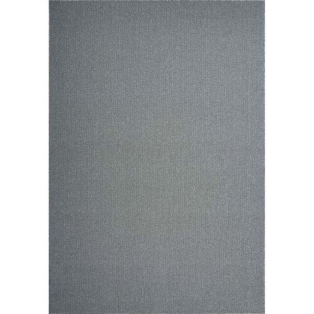 Desire Rugs Simple Silver Low Pile Felt Backing Tufted Rug 150 x 80cm - Size: 80 x 150cm - Wilko - image 1