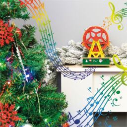 St Helens Multicolour Wooden Ferris Wheel Music Box - Size: 10 x 13 x 19cm - Wilko - thumbnail 6