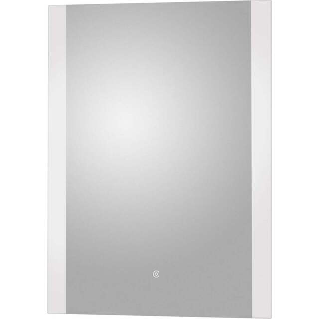 nuie Ambient LED Touch Sensor Mirror 700 x 500mm - Size: 700 x 500 x 30mm - Silver - Wilko - image 1