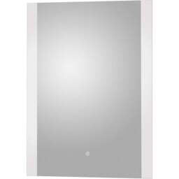 nuie Ambient LED Touch Sensor Mirror 700 x 500mm - Size: 700 x 500 x 30mm - Silver - Wilko - thumbnail 1