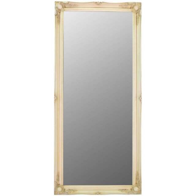 Hamilton Cream Shabby Chic Design Large Dress Mirror 167 x 76cm - MirrorOutlet - Wilko - image 1
