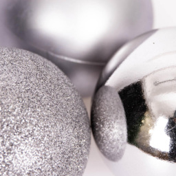 Shatchi 5cm Mid Grey Luxury Bauble 9 Pack - Wilko - thumbnail 5