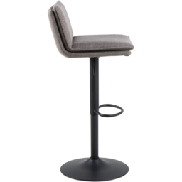 Florence Flynn Light Grey and Brown Swivel Bar Stool - Furniture To Go - Wilko - thumbnail 5