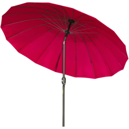 Outsunny Wine Red Crank and Tilt Parasol 2.5m - Size: 3m - Wilko - thumbnail 1