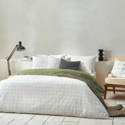 Yard Howarth Super King Moss and Natural Duvet Set - Multi - Yard Living - Wilko - thumbnail 5