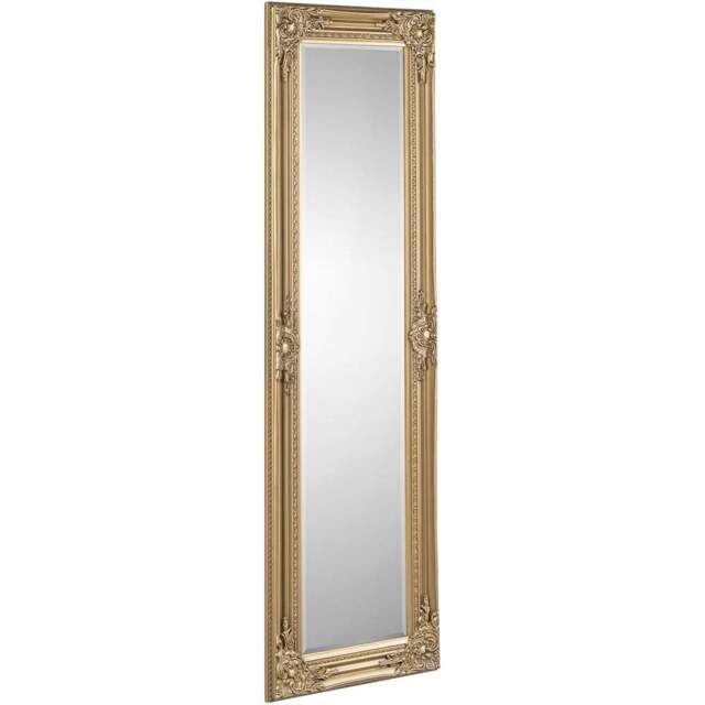 Julian Bowen Palais Gold Dress Mirror - Size: 130 x 40cm - Wilko - image 1
