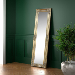 Julian Bowen Palais Gold Dress Mirror - Size: 130 x 40cm - Wilko - thumbnail 3