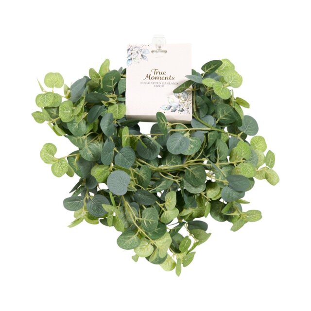 Faux Eucalyptus Garland Green - True Moments - Wilko - image 1