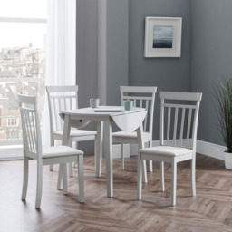 Julian Bowen Coast 4 Seater Dropleaf Dining Table Grey - Wilko - thumbnail 7