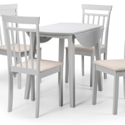 Julian Bowen Coast 4 Seater Dropleaf Dining Table Grey - Wilko - thumbnail 6