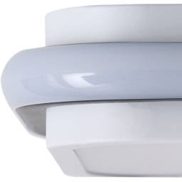 Living and Home Black and White LED Ceiling Light with 3 Colour Temperatures - Size: 5.5 x 25.5 x 25.5cm - Black + White - Wilko - thumbnail 6