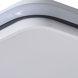 Living and Home Black and White LED Ceiling Light with 3 Colour Temperatures - Size: 5.5 x 25.5 x 25.5cm - Black + White - Wilko - thumbnail 4