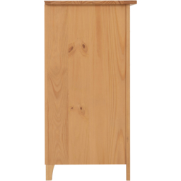 Seconique Oslo 4 Drawer Antique Pine Chest of Drawers - Brown - Wilko - thumbnail 6