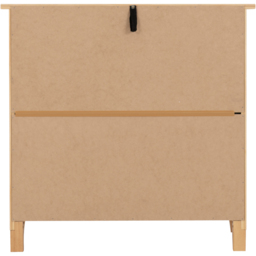 Seconique Oslo 4 Drawer Antique Pine Chest of Drawers - Brown - Wilko - thumbnail 7