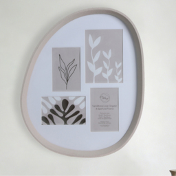Sandstone Look Organic 4 Aperture Photo Frame Neutral - Wilko - thumbnail 3