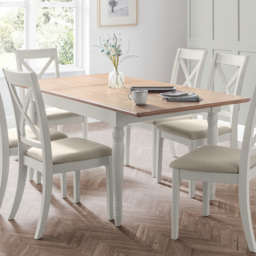 Julian Bowen Provence 4 Seater Extending Dining Table - Wood - Wilko - thumbnail 1