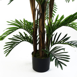 Botanik Areca Palm Artificial Tree in Pot 5ft - Size: 150 x 80 x 80cm - Green - Wilko - thumbnail 6