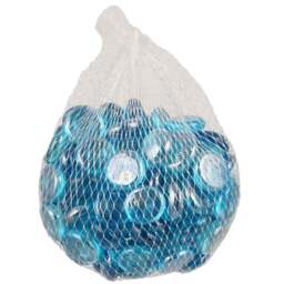 Single Round Glass Nuggets Ornament 500g in Assorted styles - Wilko - thumbnail 1