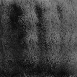 Sweet Dreams Alpine Charcoal Faux Fur Cushion 56 x 56cm - Wilko - thumbnail 3