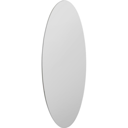 MirrorOutlet The Ovale Frameless Oval Wall Mirror 180 x 70cm - Clear - Wilko - thumbnail 4
