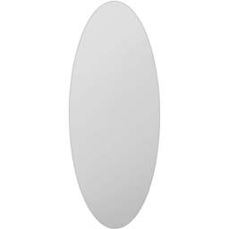MirrorOutlet The Ovale Frameless Oval Wall Mirror 180 x 70cm - Clear - Wilko - thumbnail 1